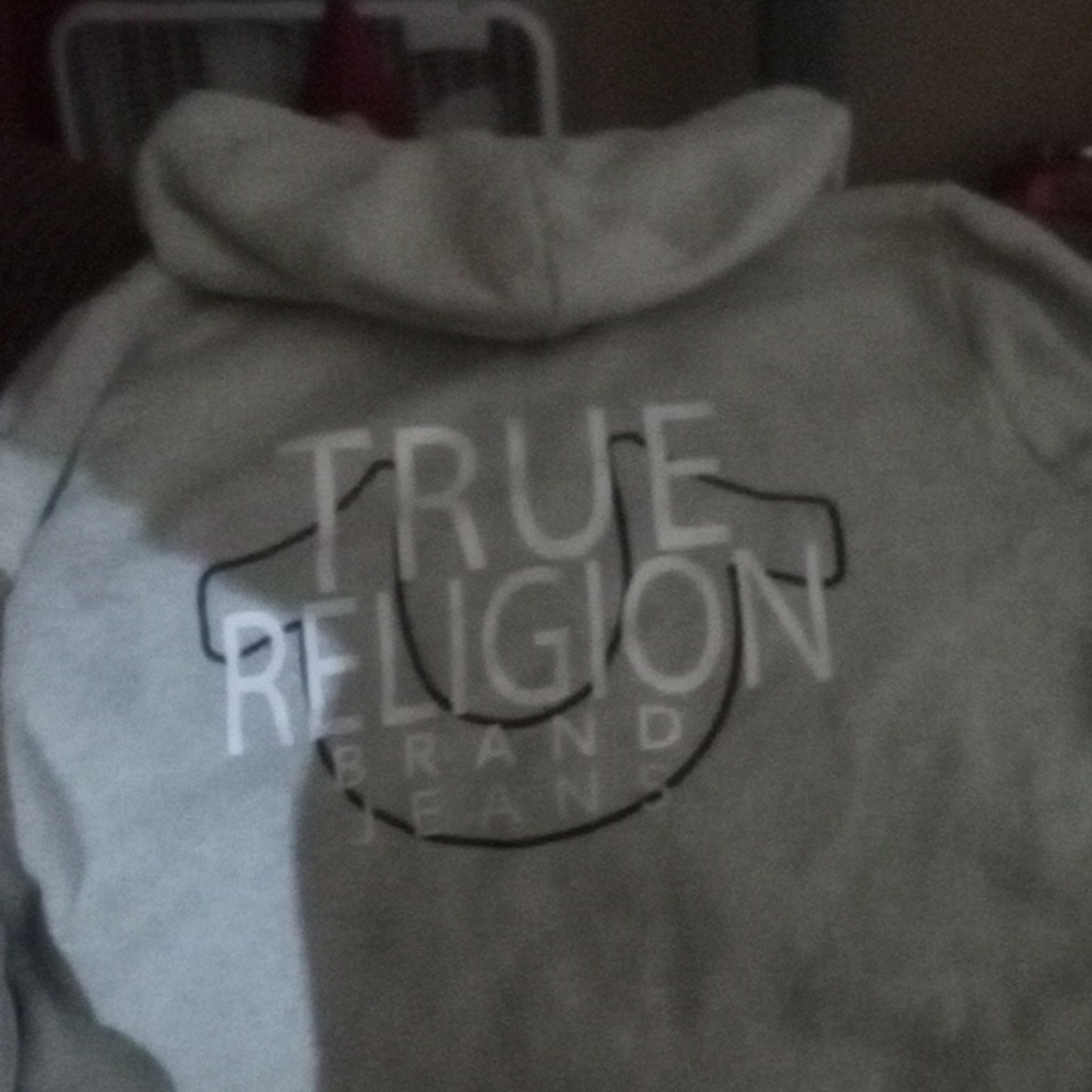 True religion Small Grey hoodie